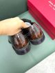 Ferragamo Man Black and brown Calfskin Business Leather Shoes 0428121 (5)_th.jpg